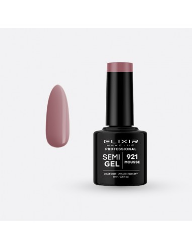 Elixir Semi Gel Esmalte 921 Mousse 8ml.