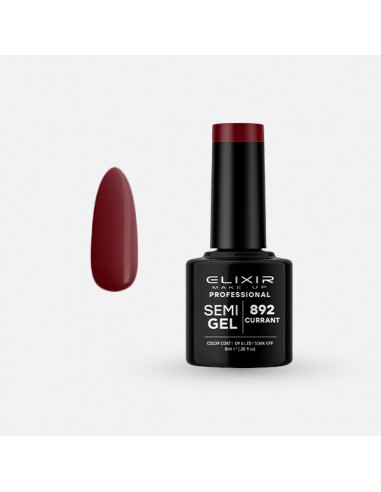 Elixir Semi Gel Esmalte 892 Currant 8ml.