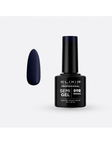 Elixir Semi Gel Esmalte 898 Indigo 8ml.