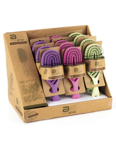 Cepillo AG Nylon Biodegradable Oval Rosa