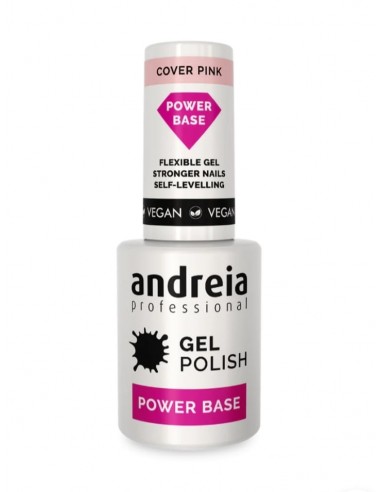 Andreia Gel Polish Power Base Cover Pink