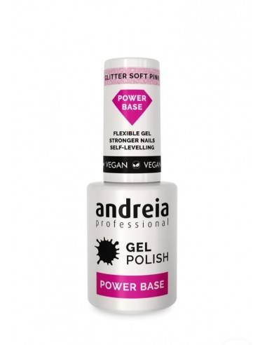Andreia Gel Polish Power Base Glitter...