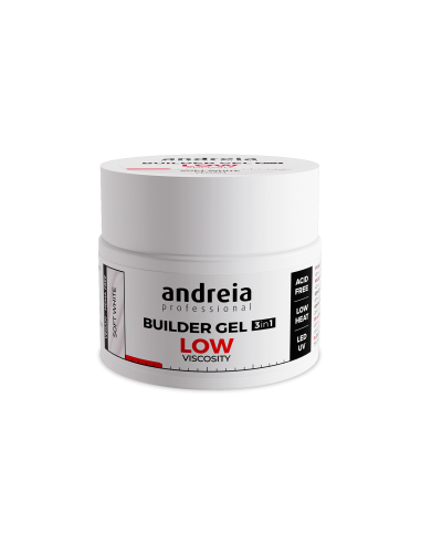 Andreia Builder Gel Low Soft White 44g.