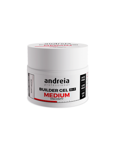 Andreia Builder Gel Medium Soft White...