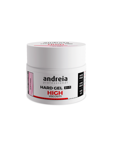 Andreia Hard Gel High Soft Pink 44g.